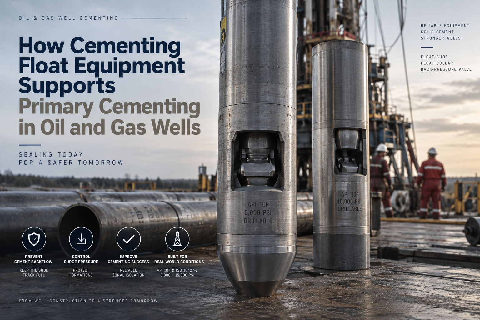 Najnowsze blogi firmy Jak sprzęt pływający do cementowania wspiera cementowanie pierwotne w odwiertach ropy i gazu