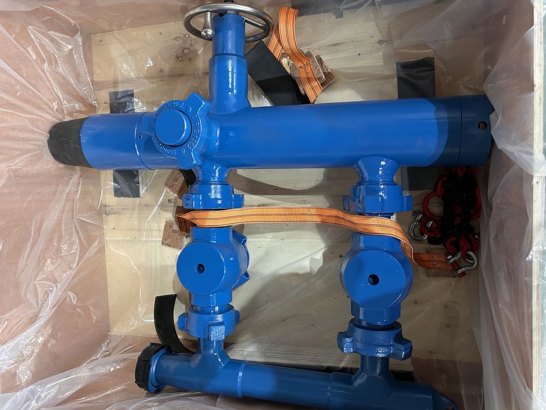 12-3/4' API Obudowa LTC BTC Związany zapięcie 35Mpa Ciśnienie robocze Podwójna wtyczka Głowa cementująca z drewnianym opakowaniem