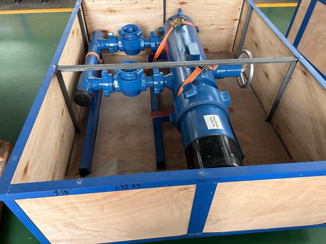 12-3/4' API Obudowa LTC BTC Związany zapięcie 35Mpa Ciśnienie robocze Podwójna wtyczka Głowa cementująca z drewnianym opakowaniem