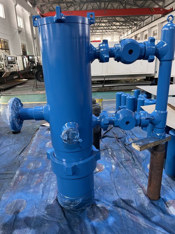 Certyfikowana przez SWS API 5CT Głowica cementująca z podwójnym korkiem z gwintem BTC 13-3/8