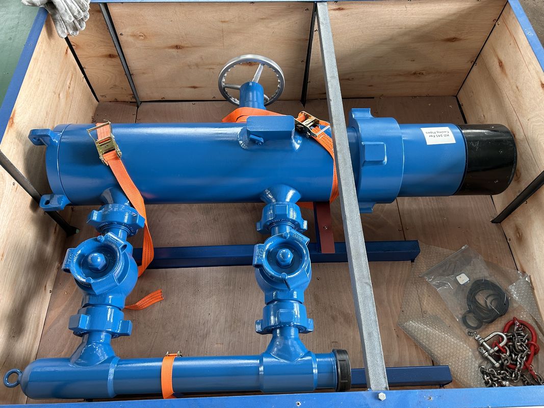 12-3/4' API Obudowa LTC BTC Związany zapięcie 35Mpa Ciśnienie robocze Podwójna wtyczka Głowa cementująca z drewnianym opakowaniem