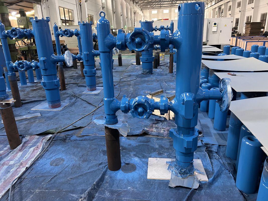 13-3/8' API Obudowa BTC Złączona klamra Zgodność z przepisami Podwójny wtykacz Głowa cementująca